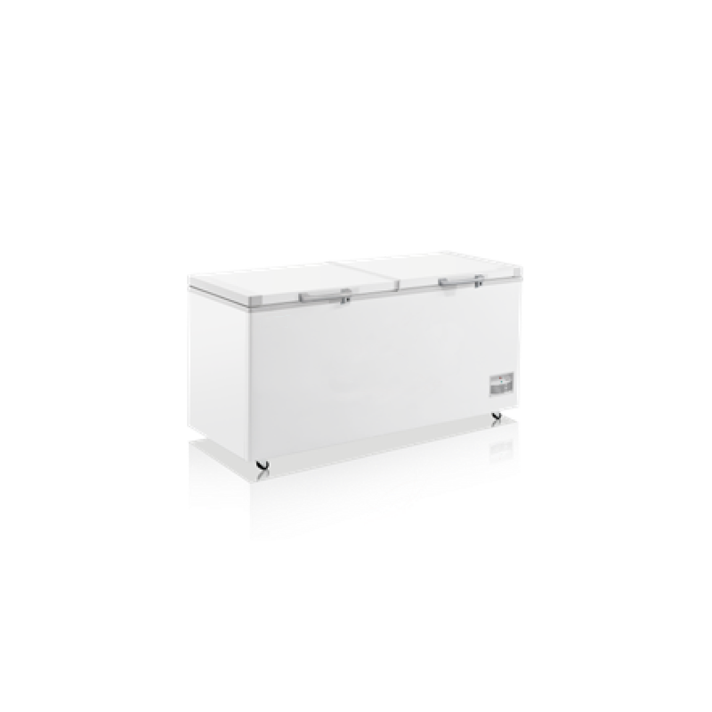 Zamrażarka skrzyniowa o pojedynczej temperaturze z zakrzywionym dołem i otwieraniem od góry Zamrażarka skrzyniowa o pojedynczej temperaturze z zakrzywionym dołem i otwieraniem od góry