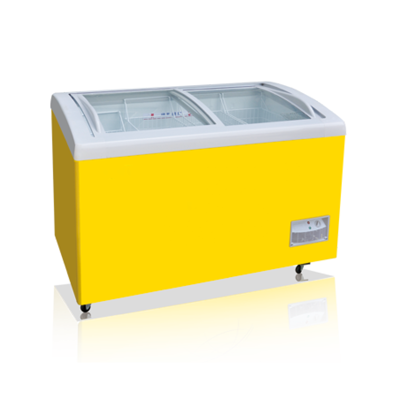 Zamrażarka skrzyniowa ze szklanymi drzwiami Zamrażarka skrzyniowa ze szklanymi drzwiami